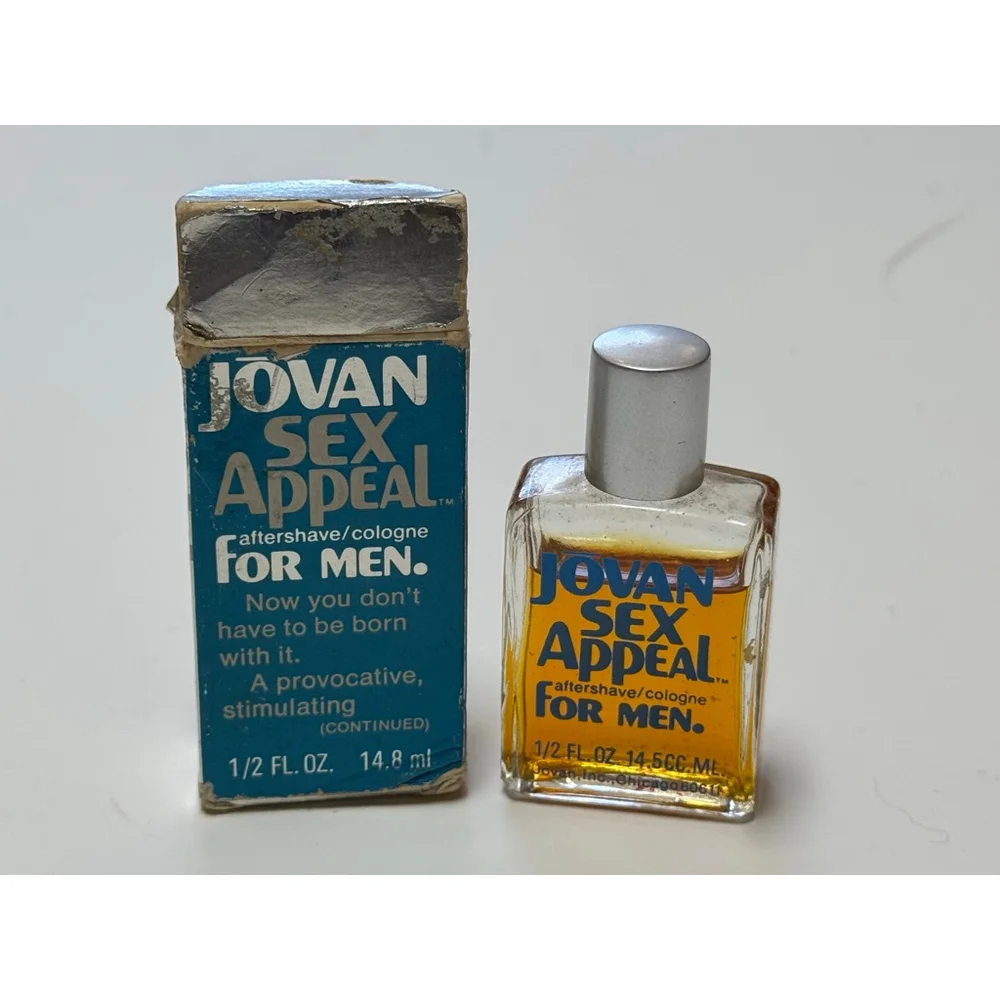 Vintage Collectible Jovan Sex Appeal Aftershave/Cologne - OOP